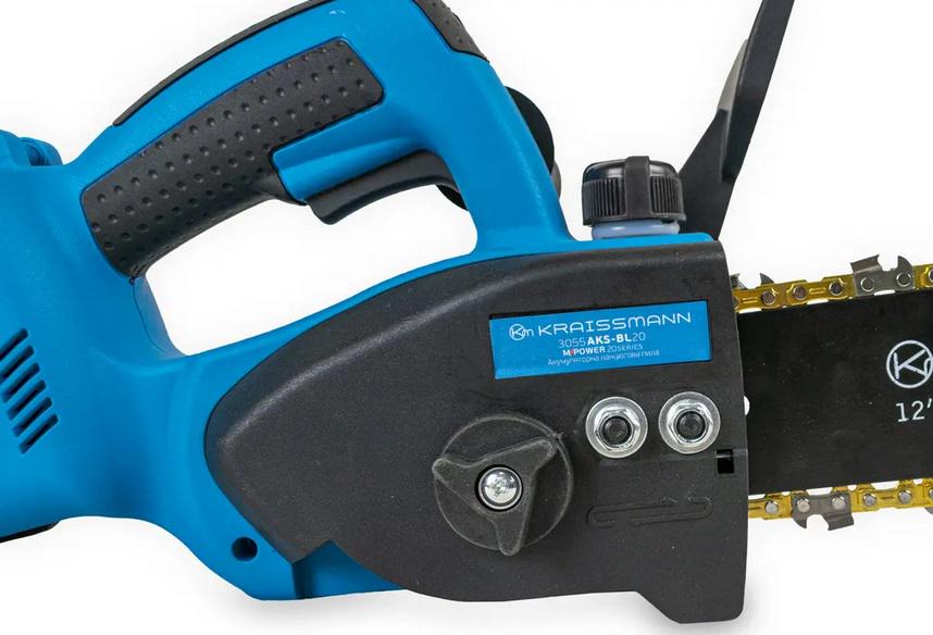 Цепная пила KRAISSMANN 3055 AKS-BL 20/2 аккумуляторная - фото 3 Цепная пила KRAISSMANN 3055 AKS-BL 20/2 аккумуляторная - фото 3
