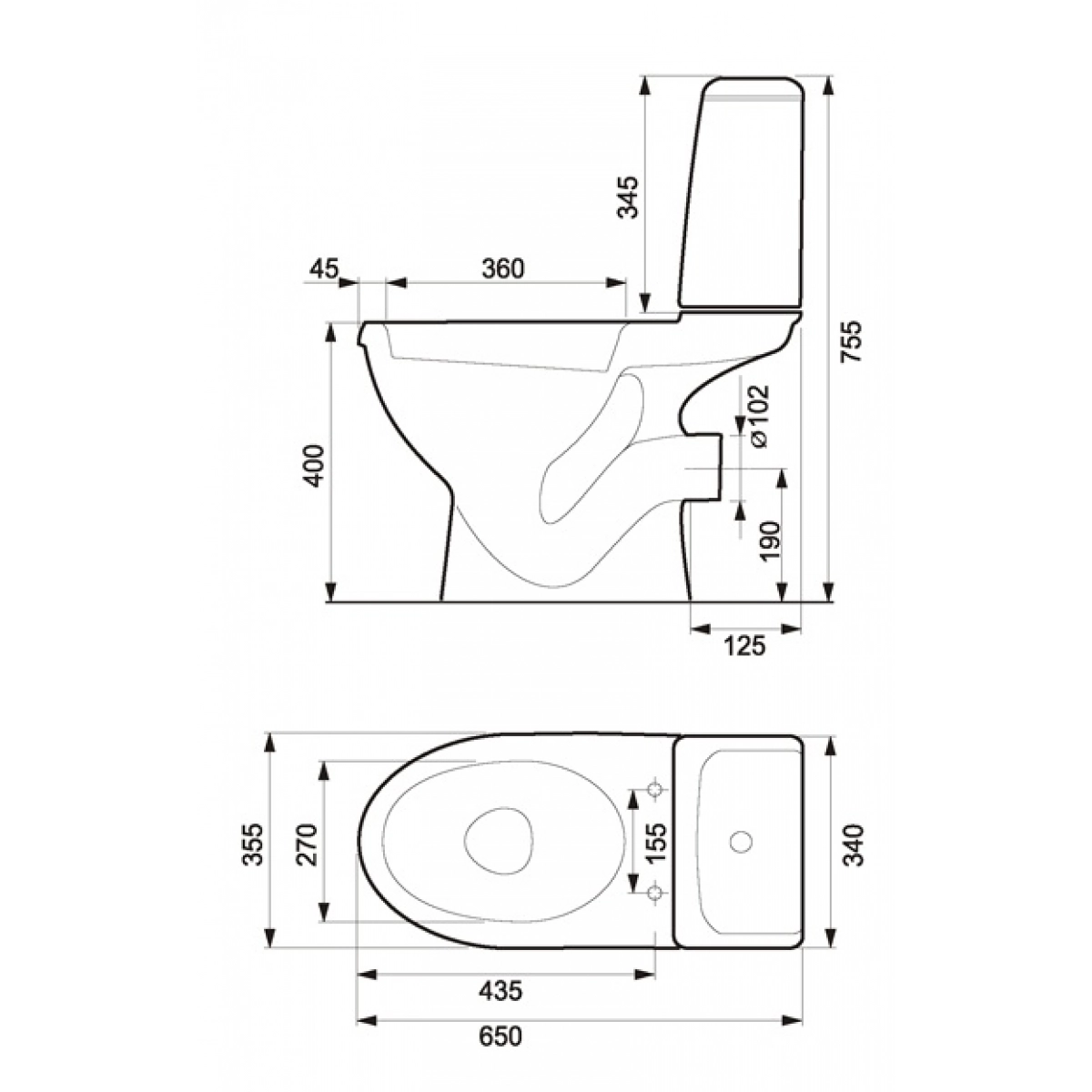 Компакт Cersanit Eko 2000 Е011 3/6 нижній/горизонтальний/сидіння поліпропропілен антибактеріальне - фото 2 Компакт Cersanit Eko 2000 Е011 3/6 нижній/горизонтальний/сидіння поліпропропілен антибактеріальне - фото 2