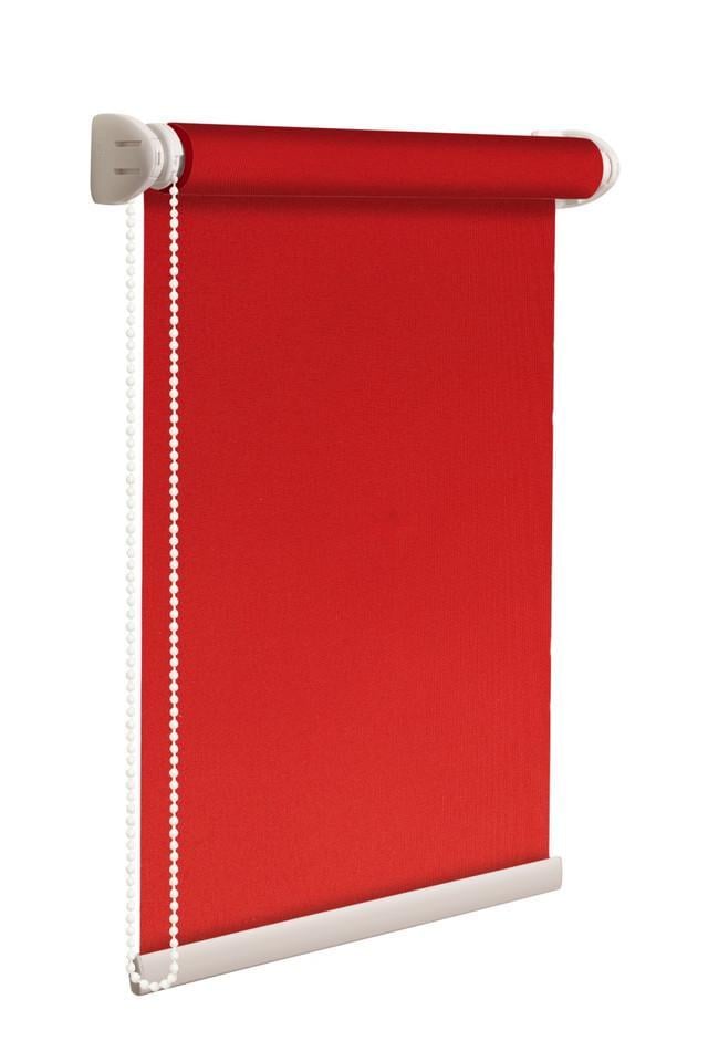 Рулонная штора NewTex Амели LUX 25х165 см Красный (6500)