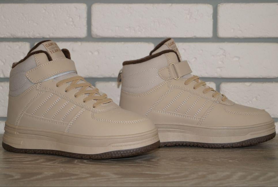 Хайтопы зимние детские BBT kids р. 34 21,5 см Бежевый (31568-34) - фото 7 Хайтопы зимние детские BBT kids р. 34 21,5 см Бежевый (31568-34) - фото 7