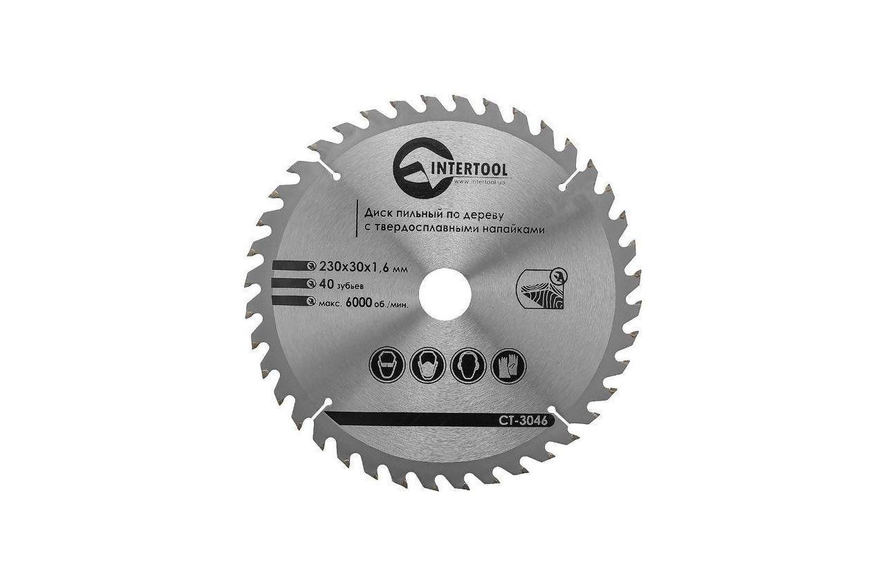 Диск пильний Intertool 230х40Tх30 мм (CT-3046)