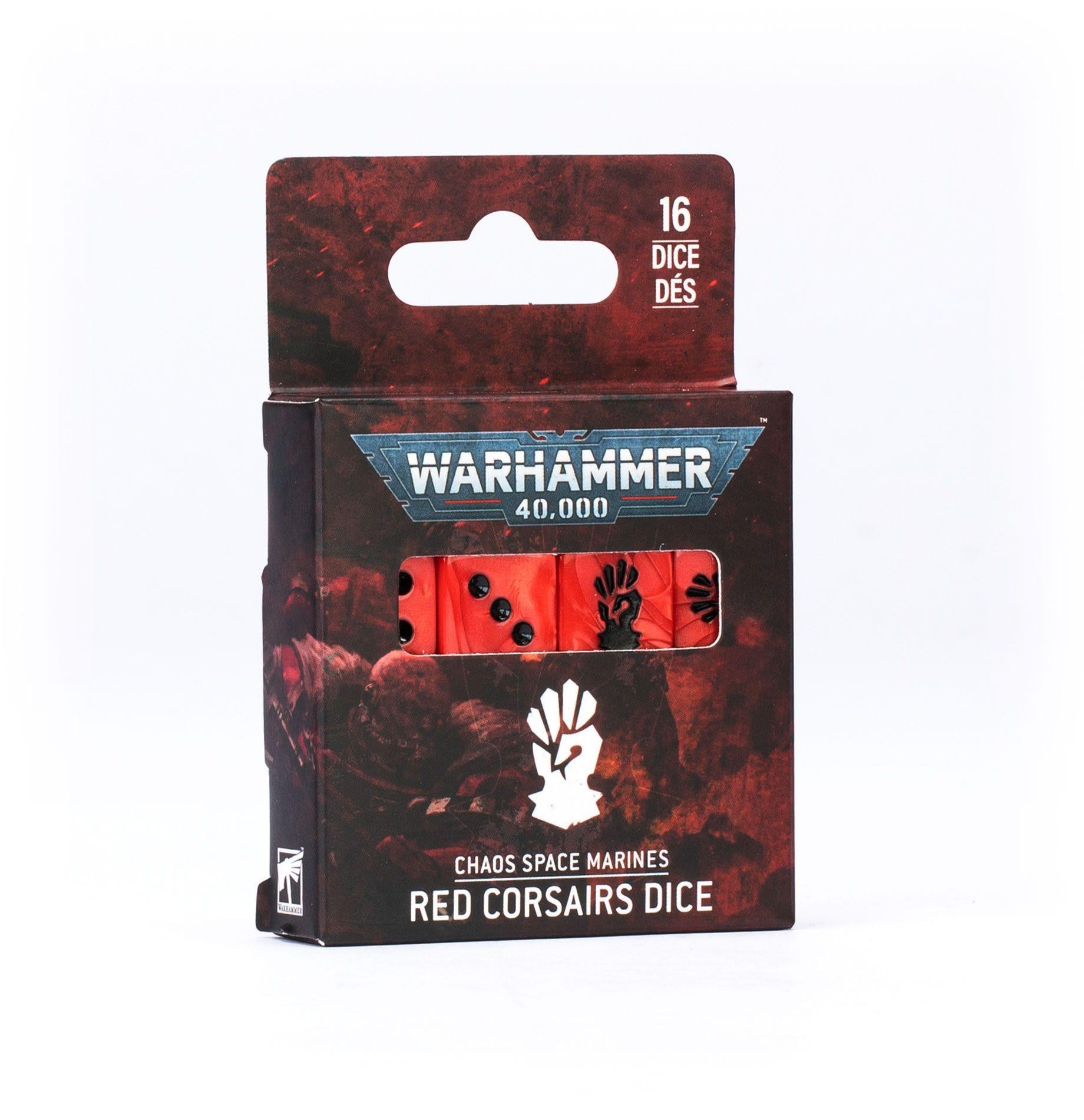 Кубики CHAOS SPACE MARINES RED CORSAIRS DICE (94-04)