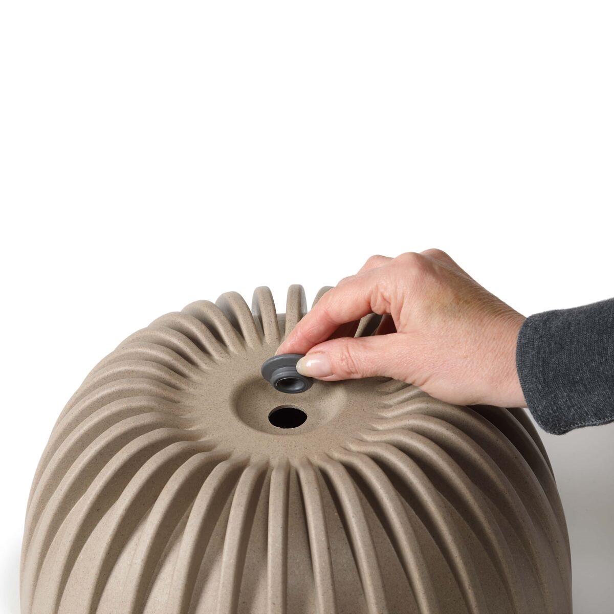 Вазон для цветов Lamela MIRA BOWL 236х140 мм Кремовый (25419751821) - фото 4