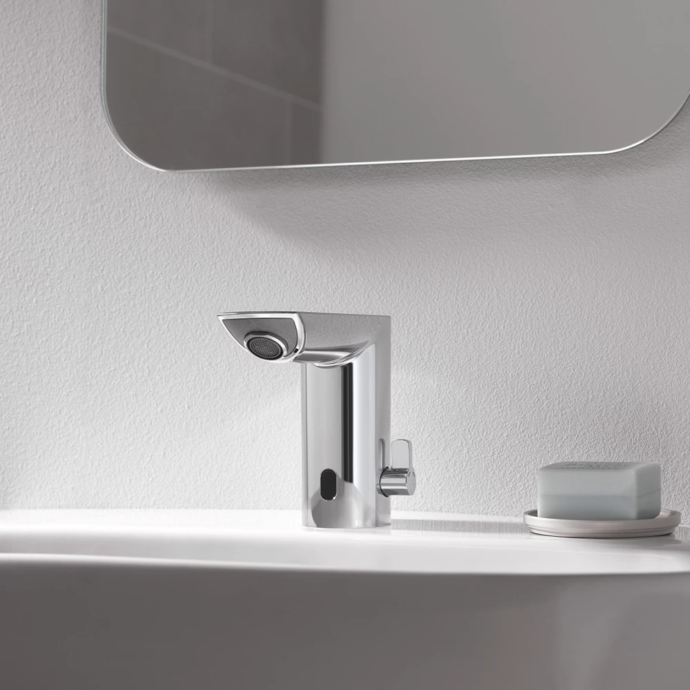Смеситель для раковины Grohe BauCosmo E 36451000 сенсорный Хром (466089)