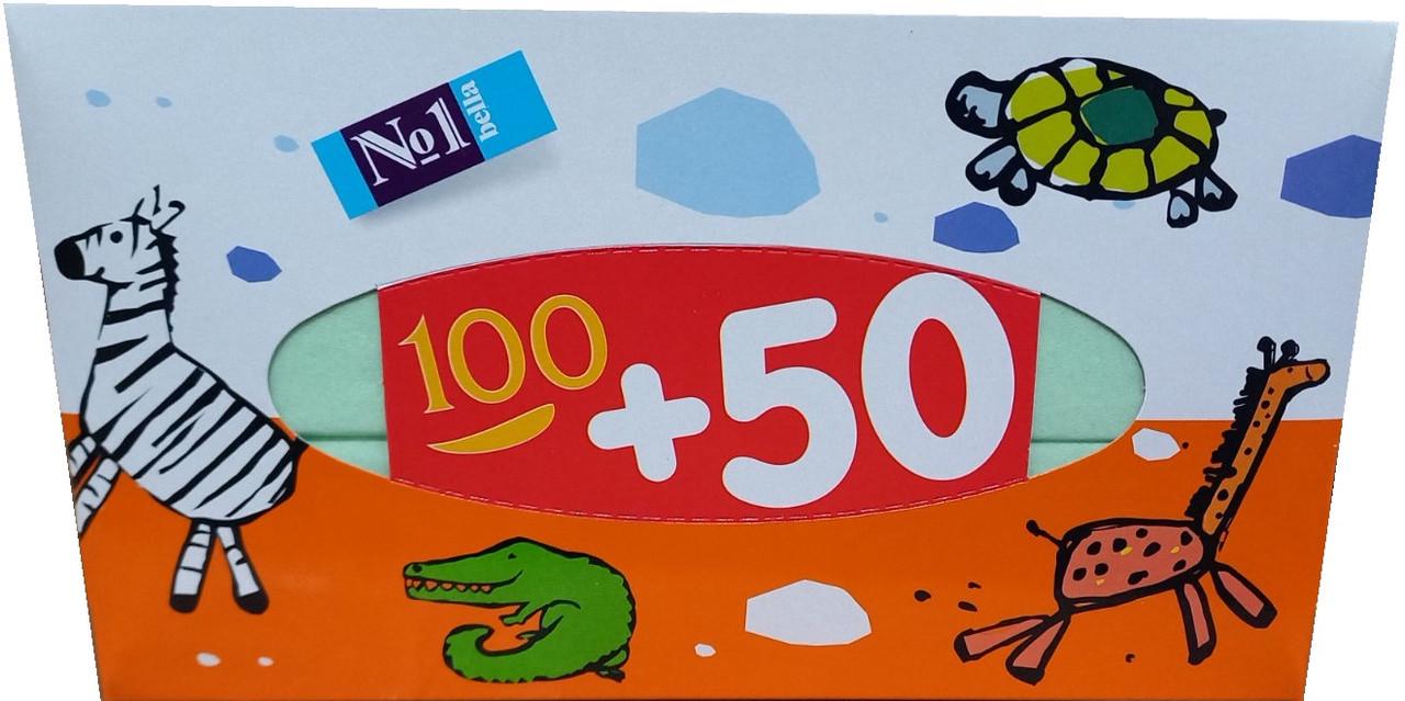 Платки бумажные универсальные двухслойные Bella Baby Happy 100 шт. + 50 шт. Платки бумажные универсальные двухслойные Bella Baby Happy 100 шт. + 50 шт.