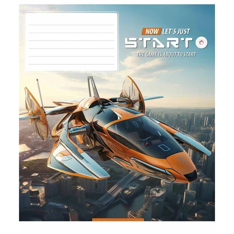 Школьная тетрадь в линейку Школярик 18 л. Разноцветный (NB-286-Z-415)