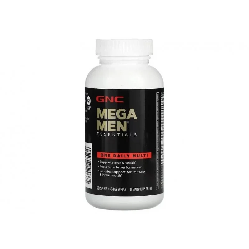 Вітаміни чоловічі GNC Mega Men Essentials One Daily Multi 60 таб. (866)