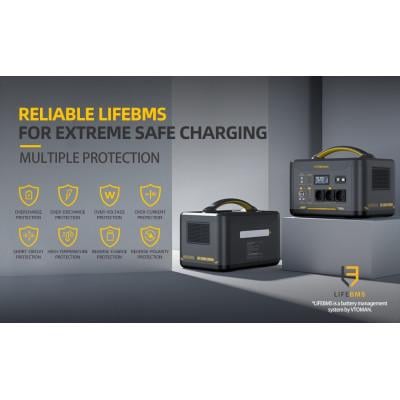 Зарядная станция VTOMAN Jump 2200 LiFePo4 1548 Вт/ч 2200W 4400W Peak - фото 3