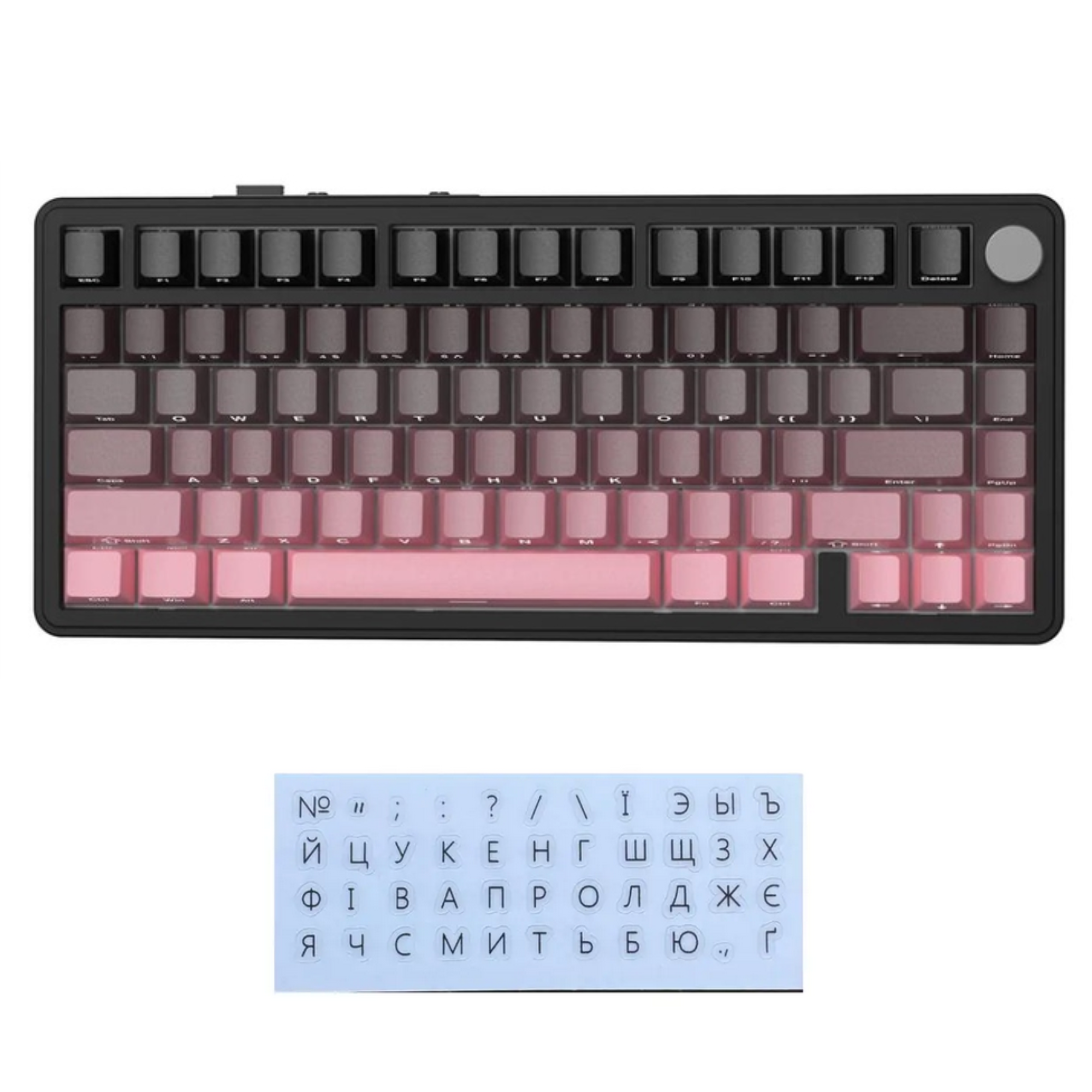 Клавиатура механическая attack shark X85 ENG/наклейки UA/RU Blackberry (29614136) Клавиатура механическая attack shark X85 ENG/наклейки UA/RU Blackberry (29614136)