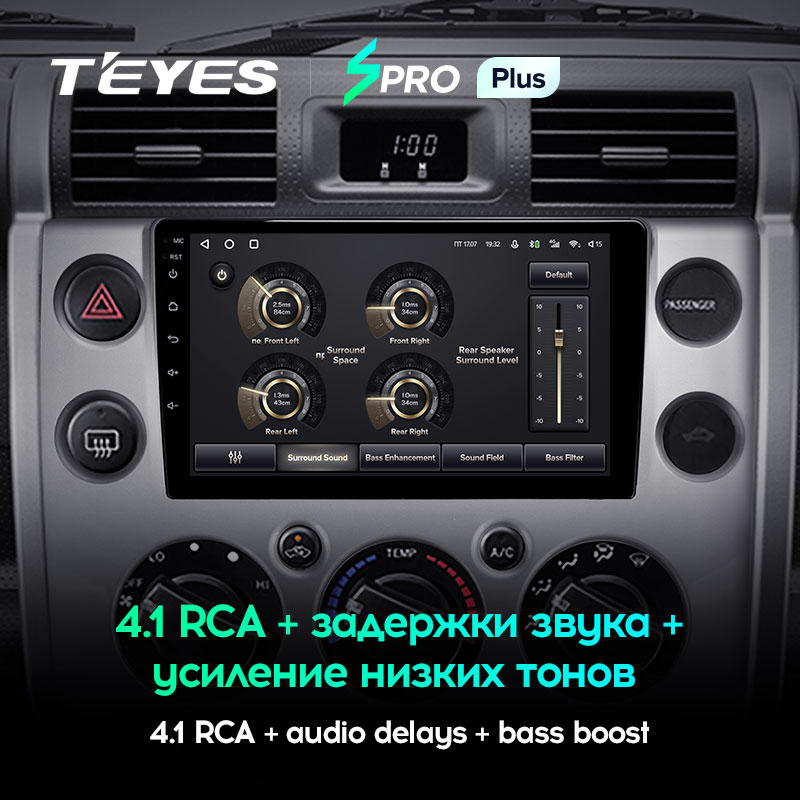 Автомагнітола штатна Teyes для Toyota FJ Cruiser 2006-2020 Android SPRO-PLUS 6+128G Wi-Fi (1461396871) - фото 5