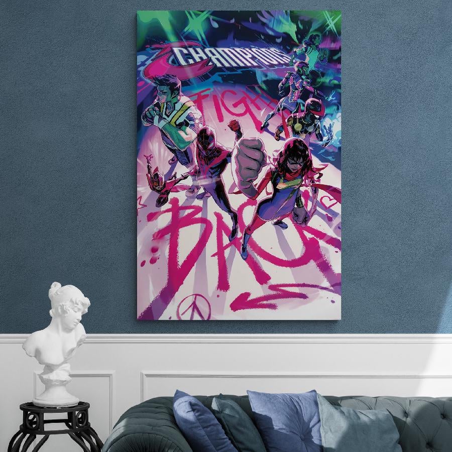 Картина на холсте HolstPrint Аниме 50х100 см