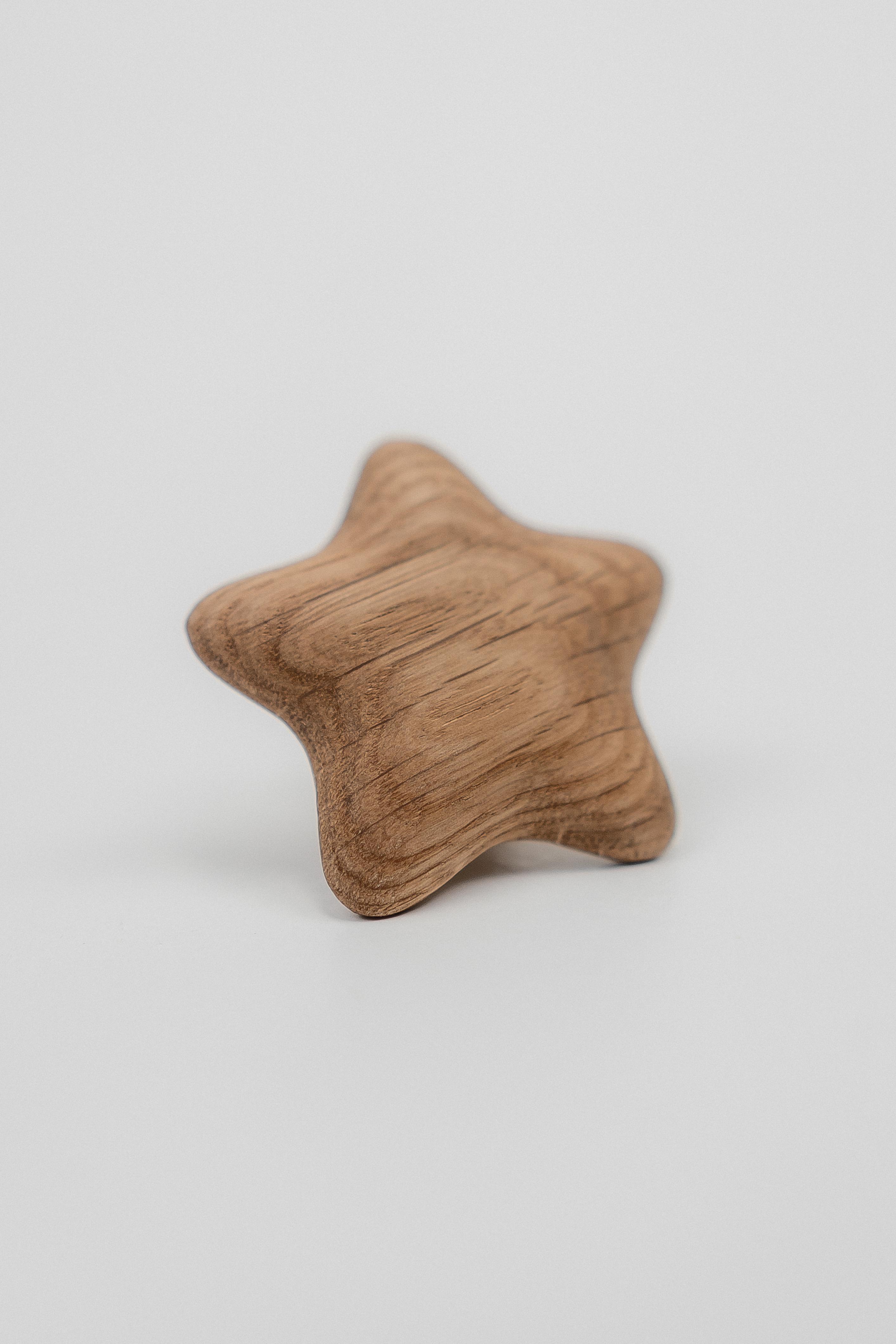 Ручка мебельная деревянная Star Oak 48 мм Дуб (33968599)