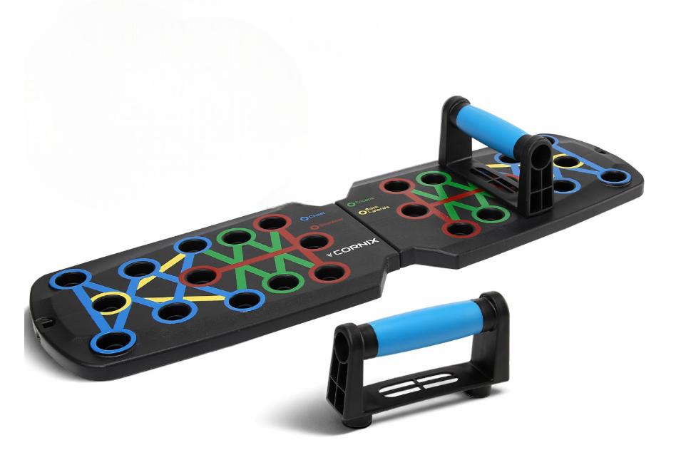 Упоры/доска для отжиманий Cornix Push-Up Board складная с переменным хватом XR-0453 (67402)
