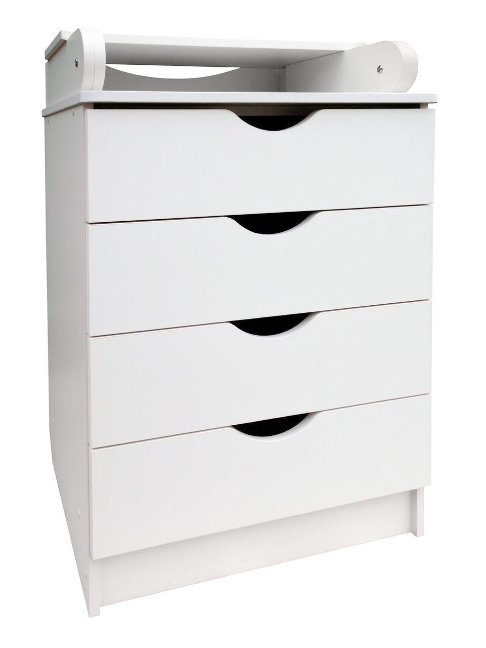 Комод пеленальный Макси-МЕбель Карапуз плюс Белый гладкий (9820)