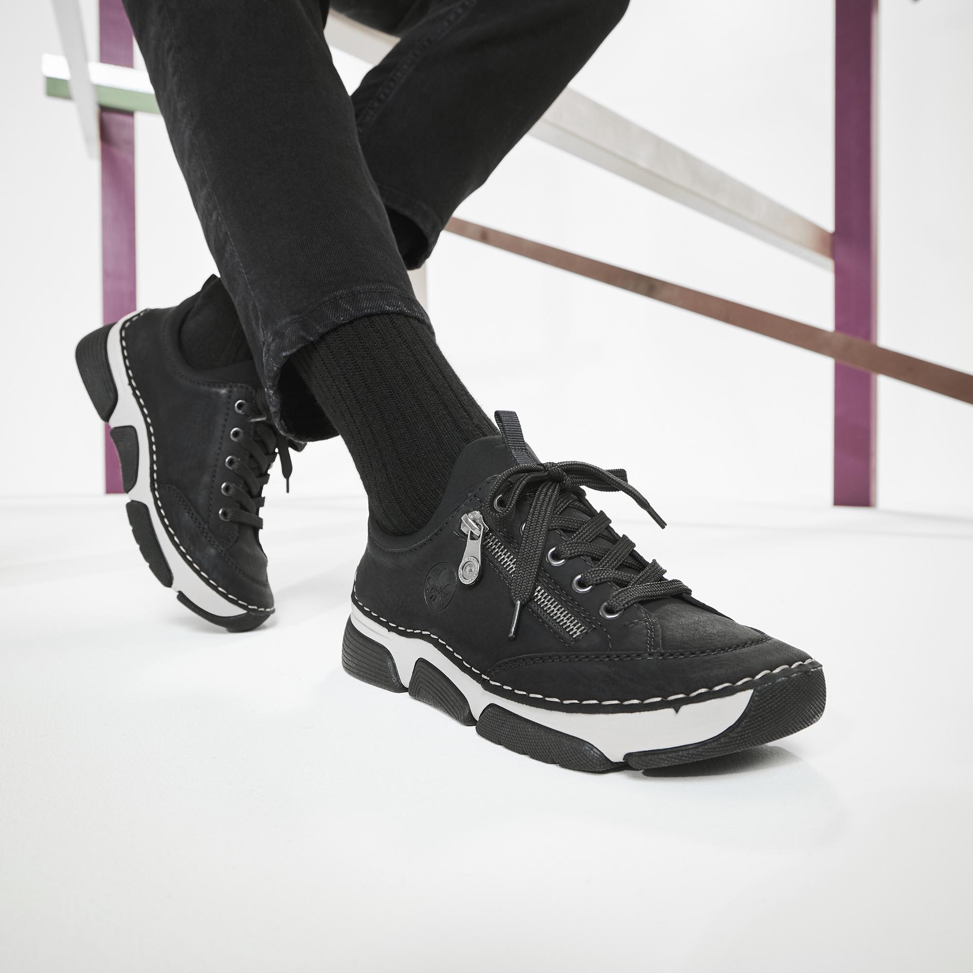 Кроссовки осенние женские RIEKER р. 41 Черный (035542-41) - фото 17