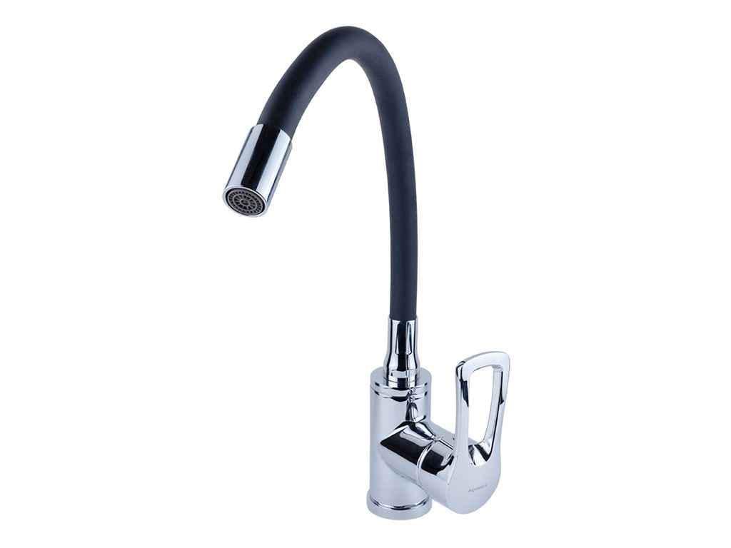 Змішувач Aquatica ML Ø 40 мм для кухні гусак силіконовий на гайці (9746130)