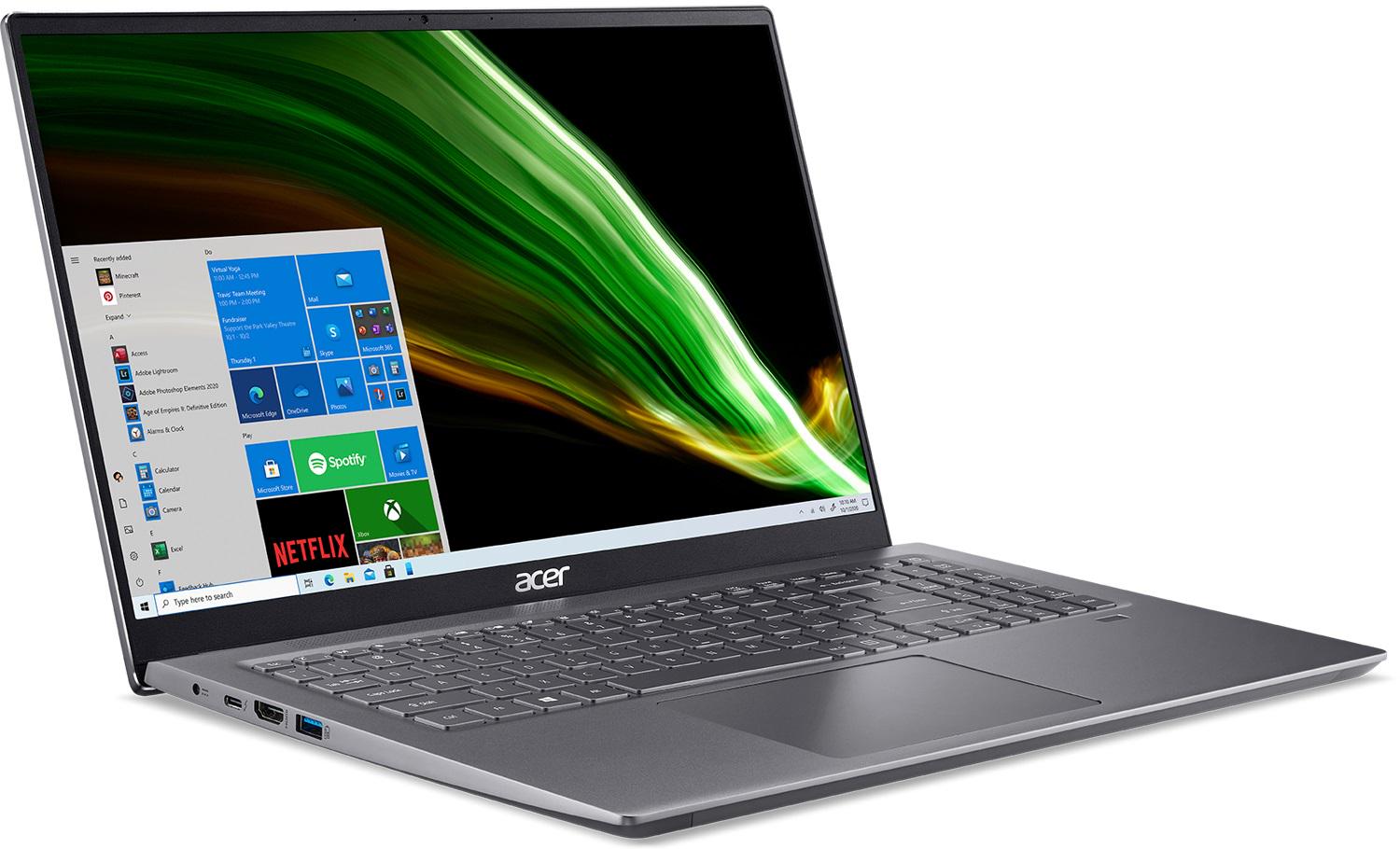 Ноутбук Acer Swift X SFX16-51G-538T NX.AYKAA.001 (70120) - фото 3
