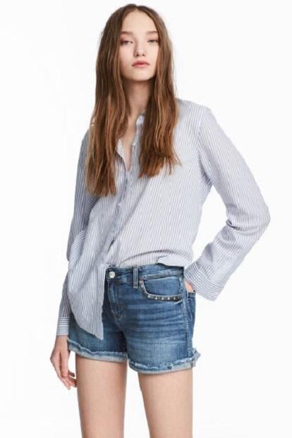 Шорты джинсовые р. 34 Синий (5319316dlog)