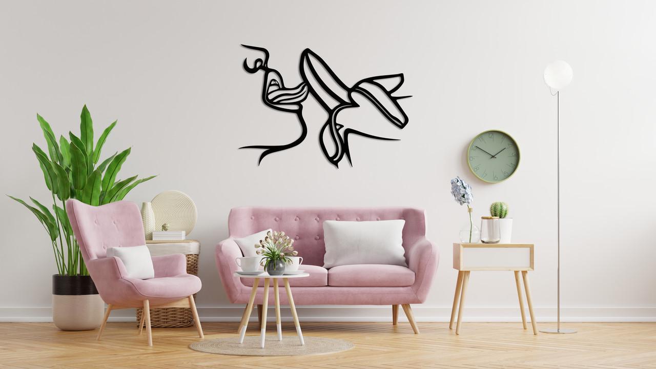 Декоративное панно на стену Upwood Decor Banana 35х49 см Black (1528274666)