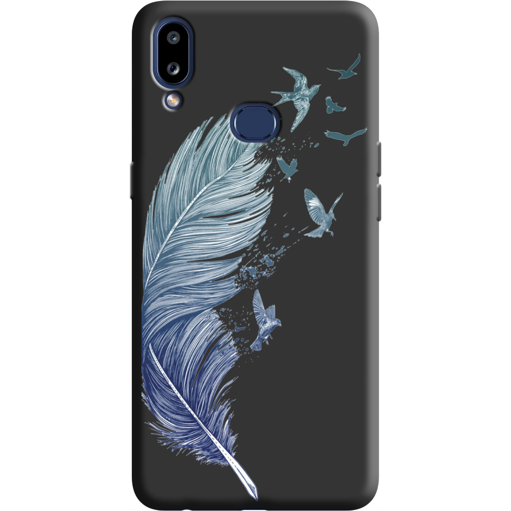 Чехол Boxface Samsung A107 Galaxy A10s Feather Черный силикон (37944-cc38-38151)