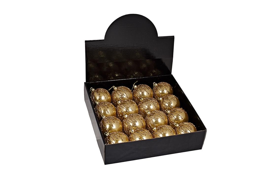 Набор елочных шариков BonaDi 8 см 16 шт. (182-223)