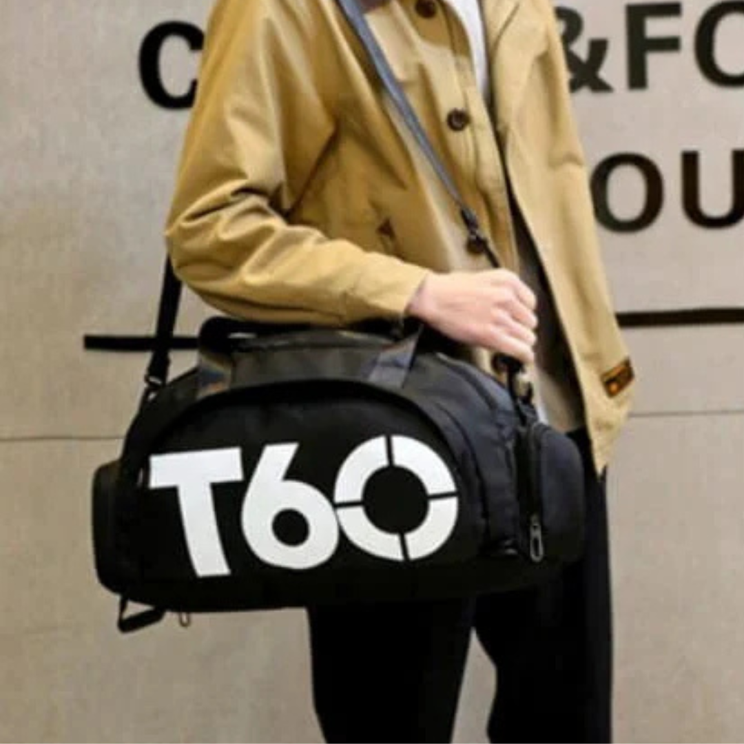 Сумка-рюкзак спортивная с отделом для обуви унисекс (ТS-60-Black) - фото 10 Сумка-рюкзак спортивная с отделом для обуви унисекс (ТS-60-Black) - фото 10