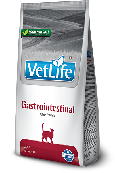 Корм сухий для кішок Farmina Vet Life Gastrointestinal при захворюванні ШКТ 400 г (176685)