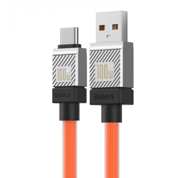 Кабель BASEUS CoolPlay Series Fast Charging Cable USB to Type-C CAKW000707 100W 2 м Orange