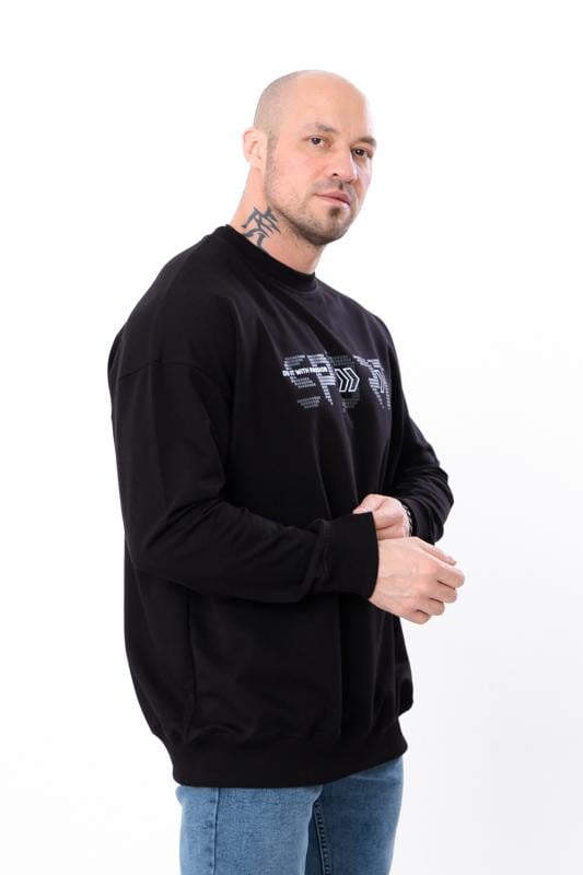 Світшот чоловічий оверсайз Носи Своє р. 52 Чорний (8379-057-33-1) - фото 2 Світшот чоловічий оверсайз Носи Своє р. 52 Чорний (8379-057-33-1) - фото 2