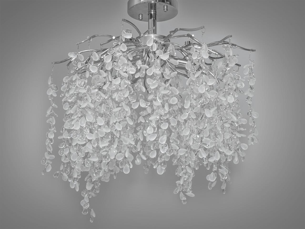 Люстра хрустальная A603-600CH-LS Глициния в спальню Хром (2118576725) - фото 1