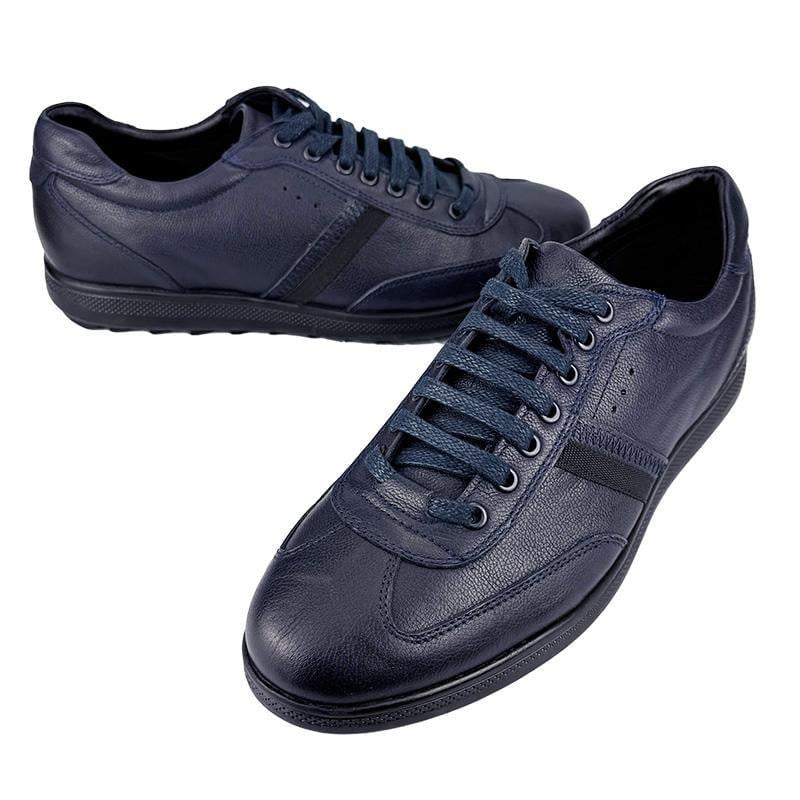 Кеды мужские кожаные N-006439 p. 41 26,5-27 см Синий - фото 2 Кеды мужские кожаные N-006439 p. 41 26,5-27 см Синий - фото 2