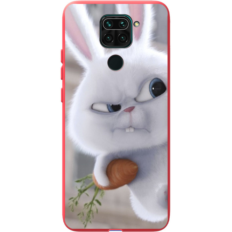 Чохол Boxface Xiaomi Redmi Note 9 Rabbit Snowball Червоний силікон  (39801-up1116-41193)