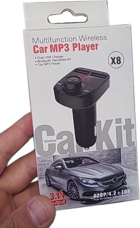 FM-трансмітер автомобільний X8 Bluetooth A2DP/V4.2+EDR MP3 плеєр USB (1973485328) - фото 9 FM-трансмітер автомобільний X8 Bluetooth A2DP/V4.2+EDR MP3 плеєр USB (1973485328) - фото 9