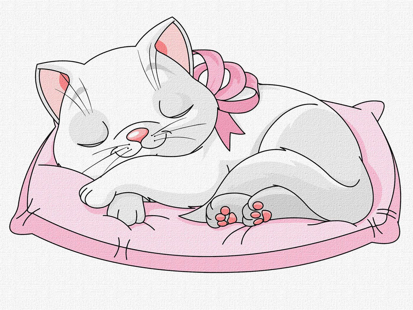 Картина по номерам Идейка Прекрасная кошечка 30x40 см (Id-KHO6207)