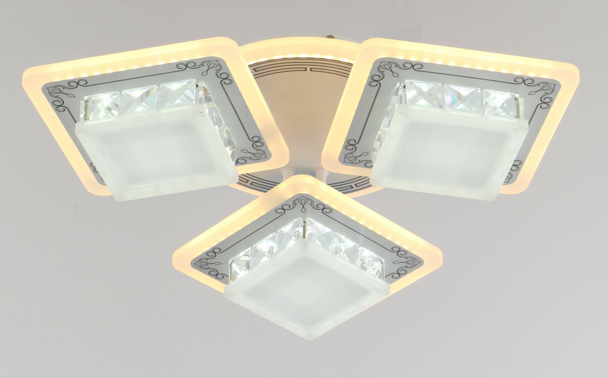 Люстра светодиодная Valeso V K28995-3 акриловая с пультом (000034848)