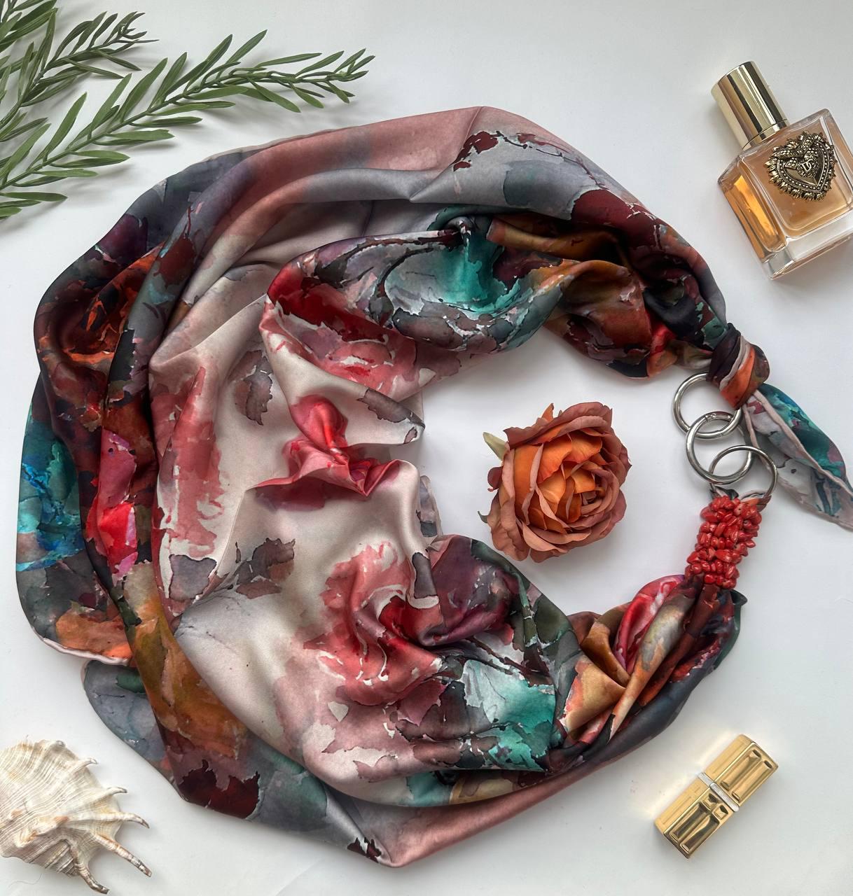 Хустка My Scarf Серце весни прикрашена натуральним каменем (25763447) Хустка My Scarf Серце весни прикрашена натуральним каменем (25763447)