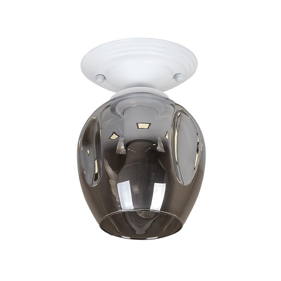 Светильник потолочный Levistella 756XPR0231F-1 WH+BK с плафоном Белый/Графитовый (2354498411)