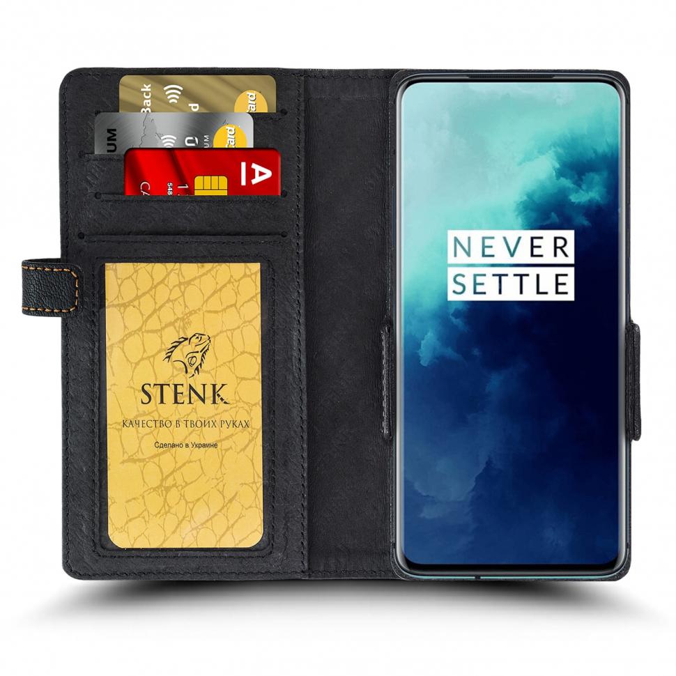 Чохол книжка Stenk Wallet для OnePlus 7T Pro Чорний (67271)