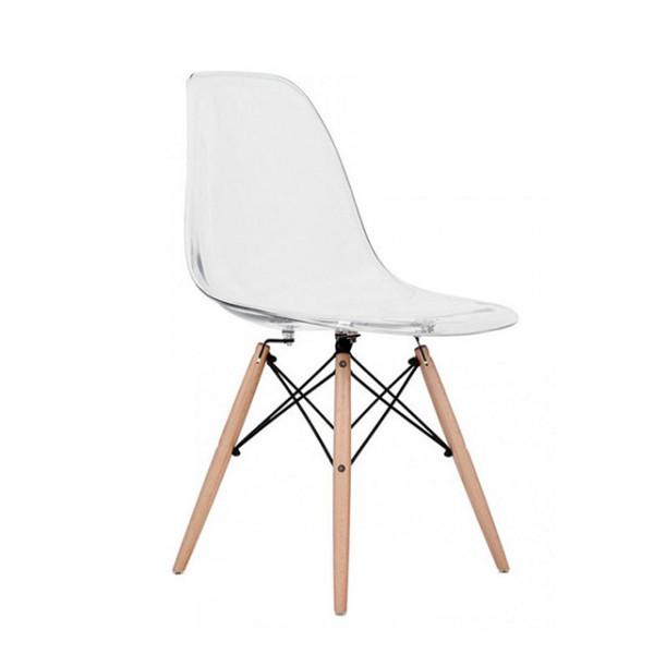 Стілець на ніжках Модерн Прозорий