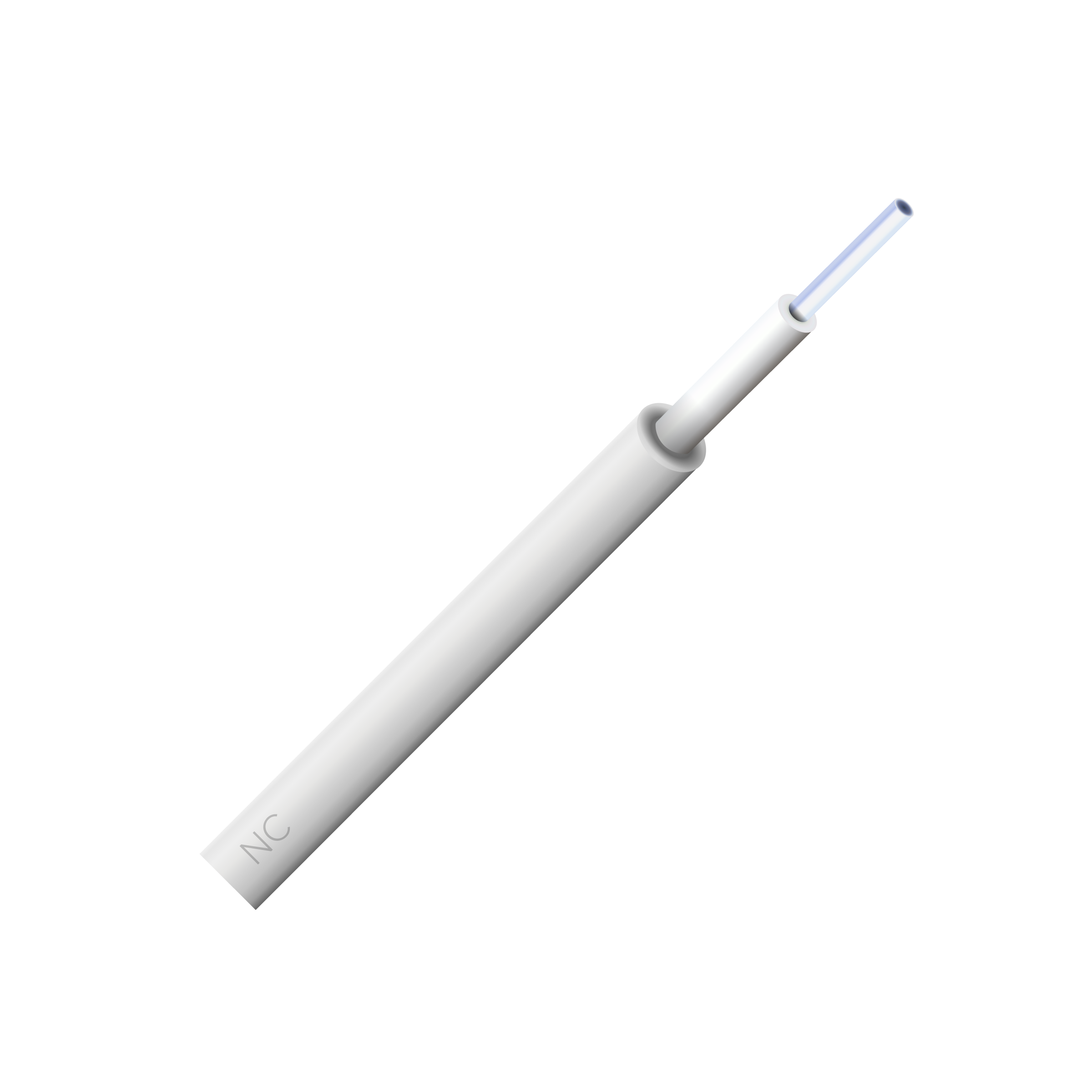 Оптичний дільник PLC 1х2 без конекторів G.657.A LSZH splitter 0,9 мм (51001)