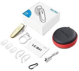 Гарнитура Bluetooth New Bee LC-B41+ чехол Gold (11261022) - фото 7