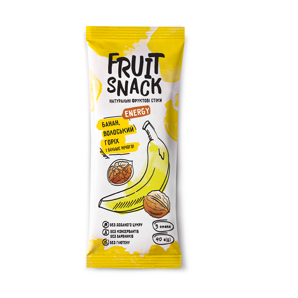 Пастила FRUIT SNACK Energy 40 г (FS-09001)