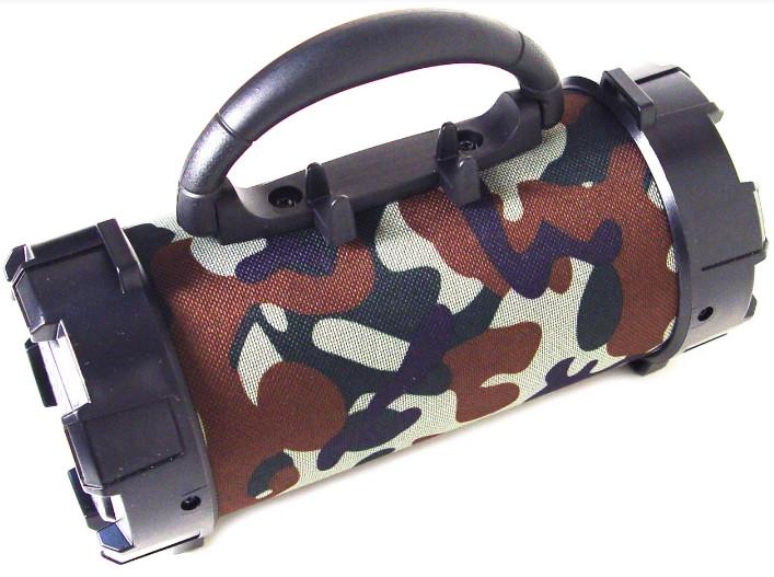 Портативна Bluetooth колонка SPS F18 5W Super Bass з ліхтариком Хакі