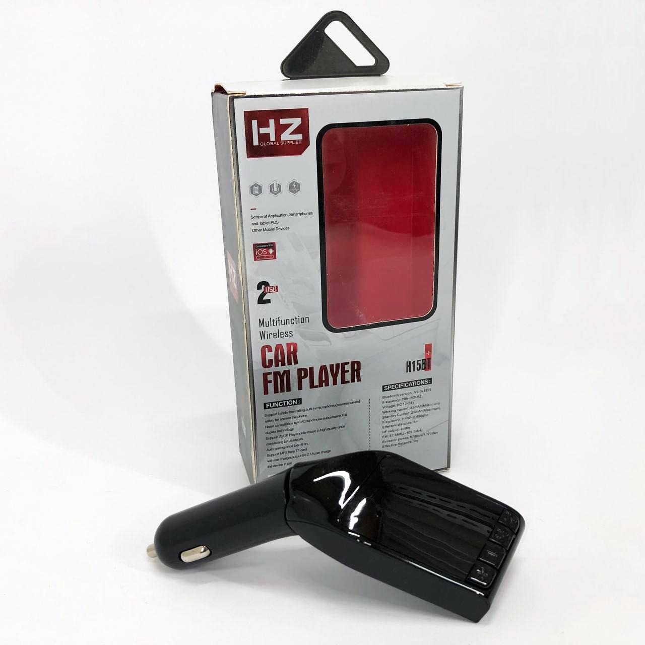 Трансмиттер FM модулятор H15 Bluetooth/usb Черный - фото 8