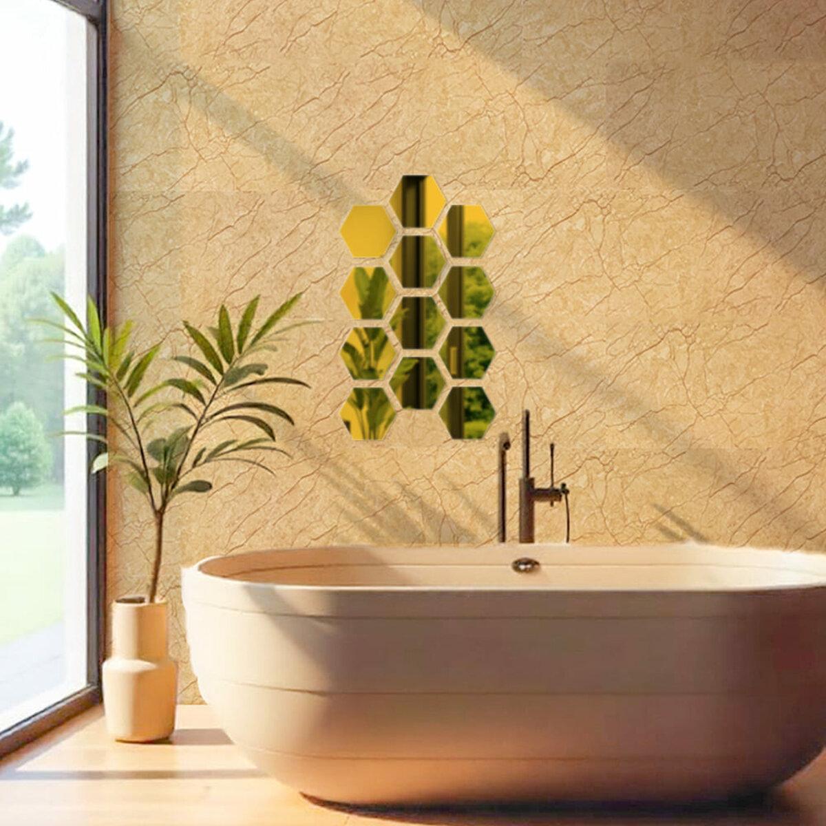 Декор дзеркальний акриловий самоклеючий 85х95 мм 12 шт. Золотий (SW-00002516) - фото 5 Декор дзеркальний акриловий самоклеючий 85х95 мм 12 шт. Золотий (SW-00002516) - фото 5