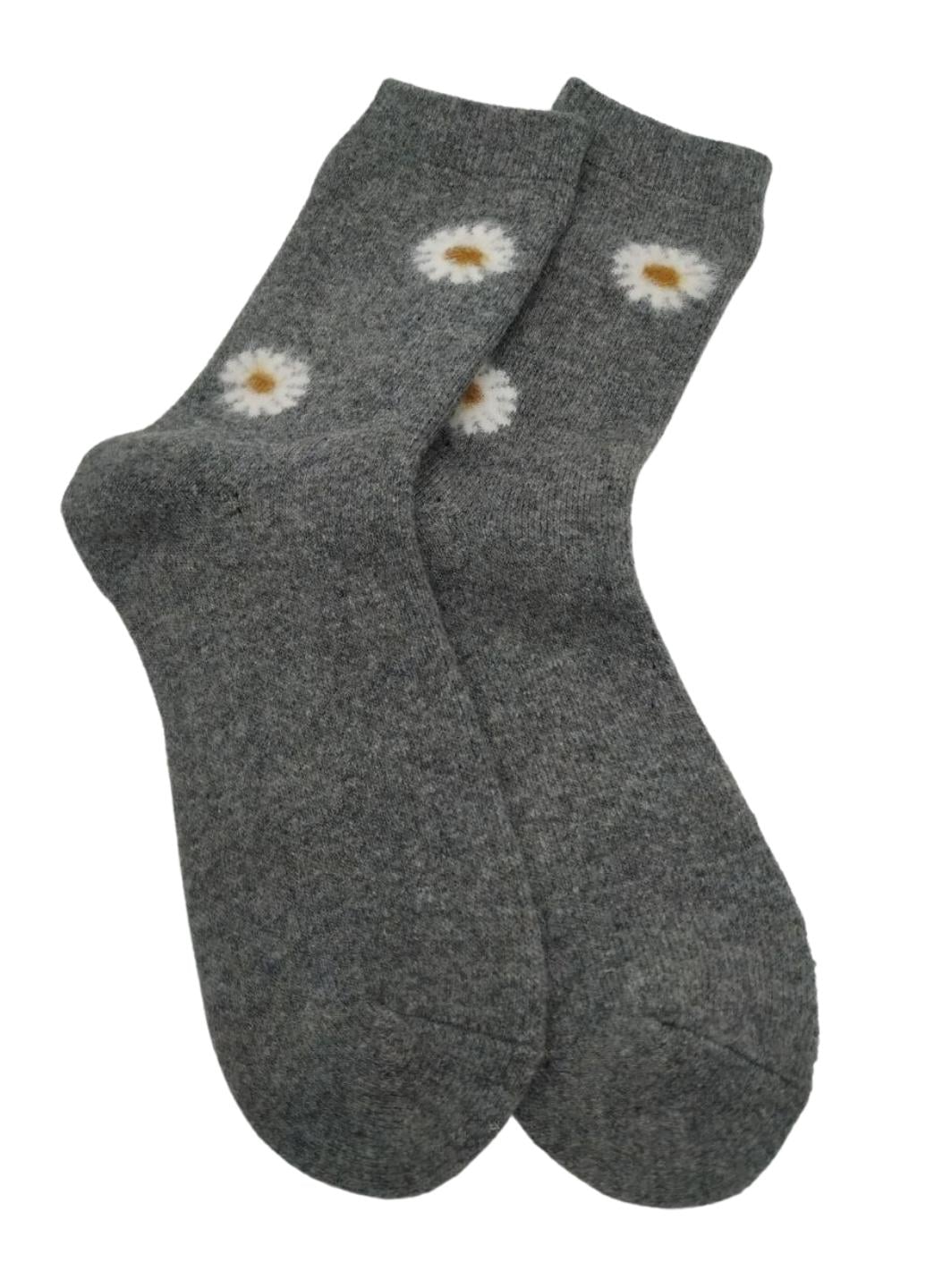 Носки женские теплые из шерсти Сhamomile 925-01 р. 36-41 1 шт. Серый (12562150)