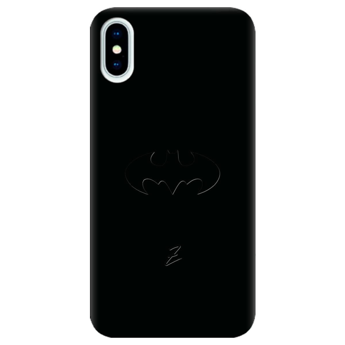 Силиконовый чехол Zorrov для Apple iPhone X - Batman (10290050153033557)