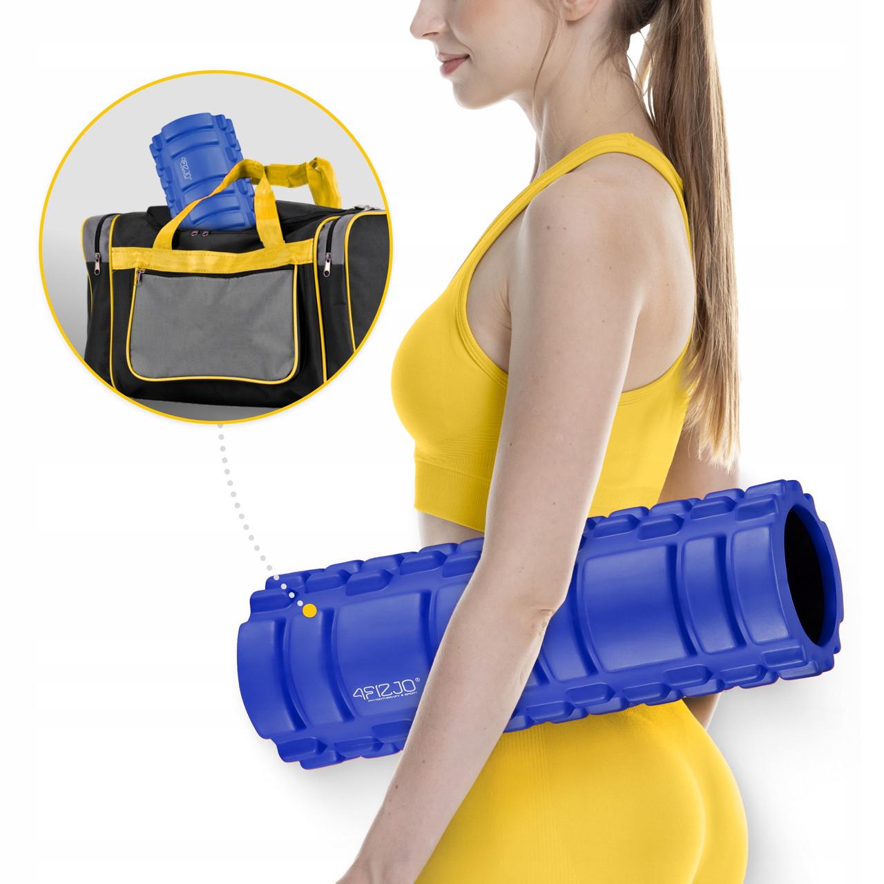 Ролик масажний 4fizjo 33x14 см Blue (P-5907739310071) - фото 6 Ролик масажний 4fizjo 33x14 см Blue (P-5907739310071) - фото 6