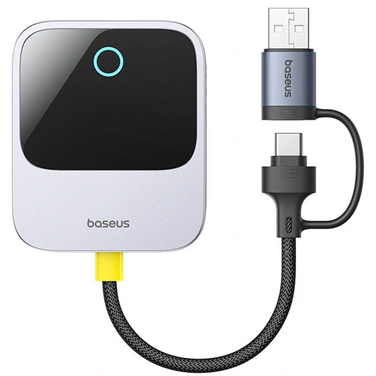 Адаптер BASEUS SafeJourney Series Wireless CarPlay Adapter C10745100813-00 Grey