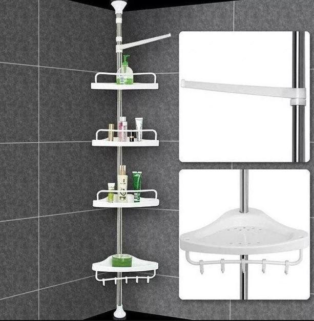 Полиця для ванної кімнати кутова Multi Corner Shelf 3,2 м (2745) - фото 2